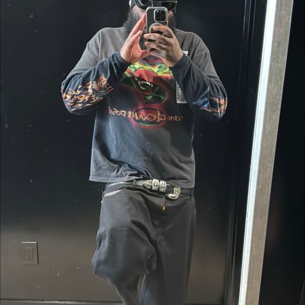 할리데이비슨 00’s 플레임 롱슬리브