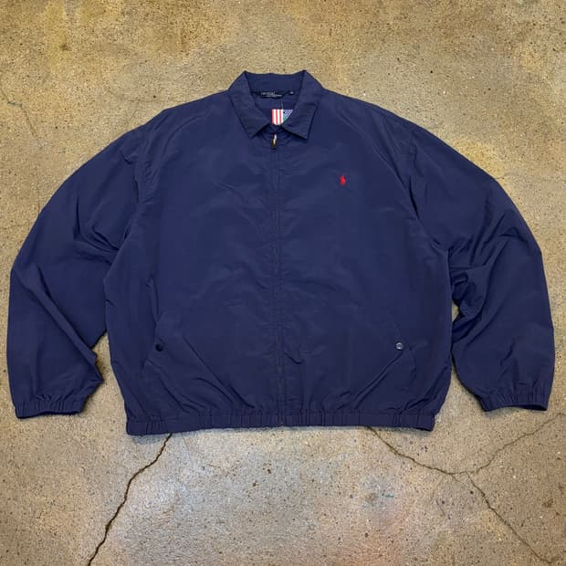 90s Made in USA 빈티지 폴로랄프로렌 스윙자켓 바람막이