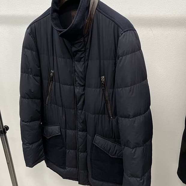 110) 페레가모 누빔 하프다운 