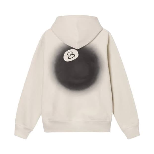 Stussy 8ball fade 후드 퍼티