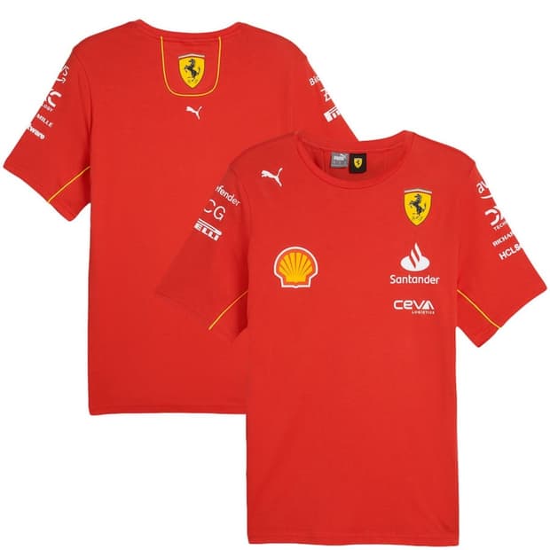 (급처)F1 페라리 팀 티셔츠 반팔