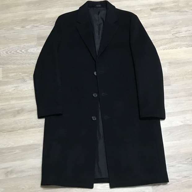 비바스튜디오 울 싱글코트 울90% 캐시 10% 블랙 M사이즈