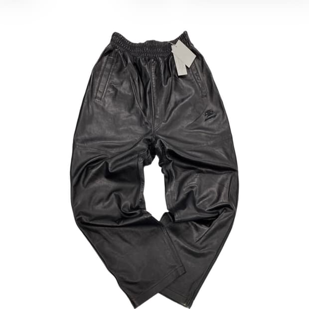 [2]언더마이카 플래더 리얼 램스킨 워시드 와이드팬츠