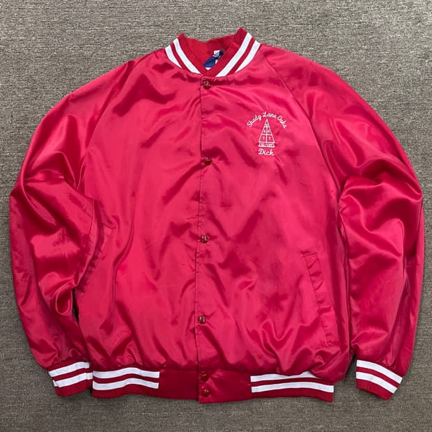 (XL) USA Asw 나일론 스타디움 바시티 자켓