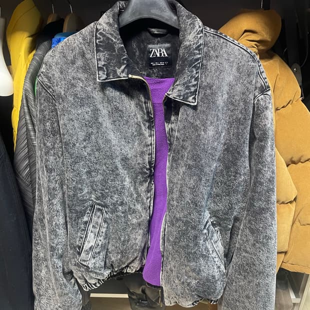 자라 ZARA 워싱 데님 자켓 (L)