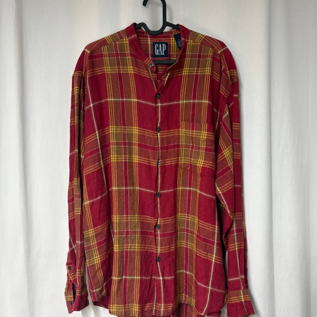 90's Gap 블루라벨 린넨 셔츠