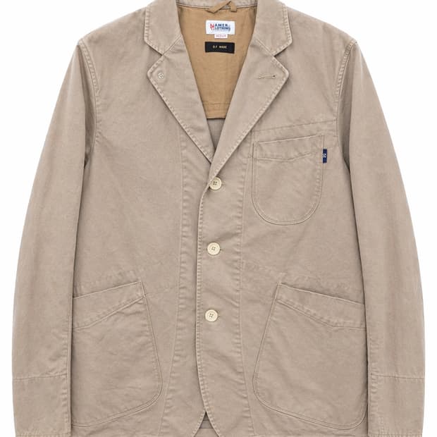 네이머클로딩 베이지 면 자켓 M