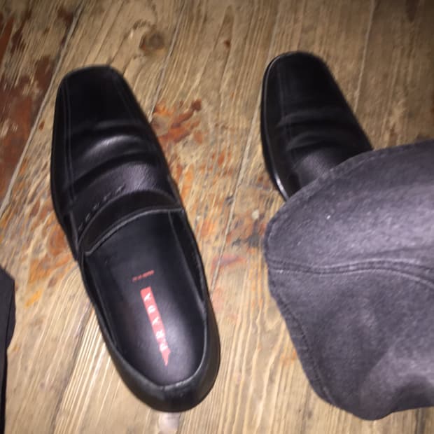 Prada sports loafers