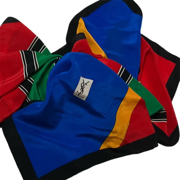 입생로랑 실크 스카프