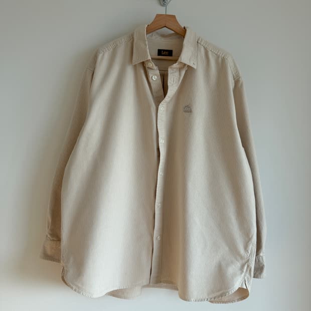 Lee 핀스트라이프 헤비코튼 셔츠