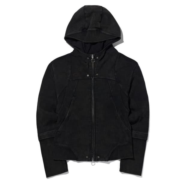 RHOMBUS PUNCHING HOODIE ZIP-UP 미스치프후드집업