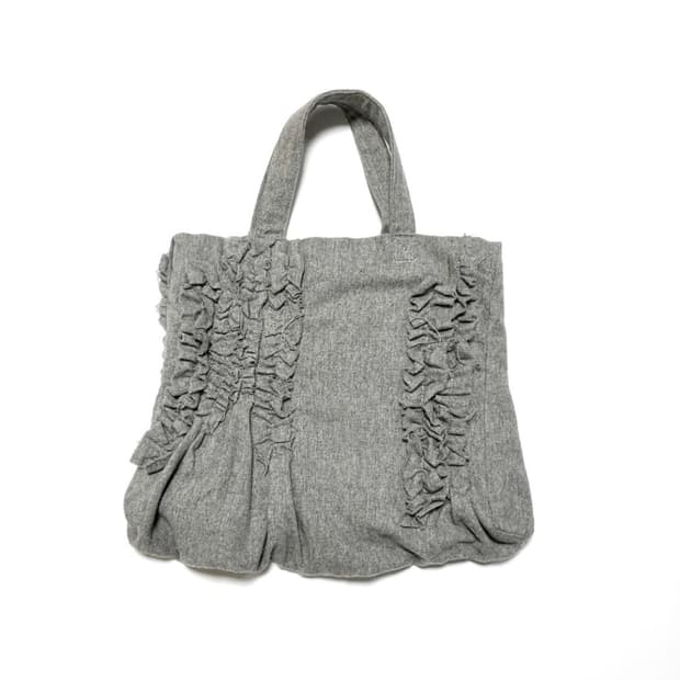꼼데가르송 tricot 토트백 (Gray)