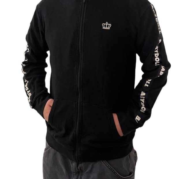 BabyDoll 베이비돌 블랙 후드집업 갸루/핀터/Y2k깔