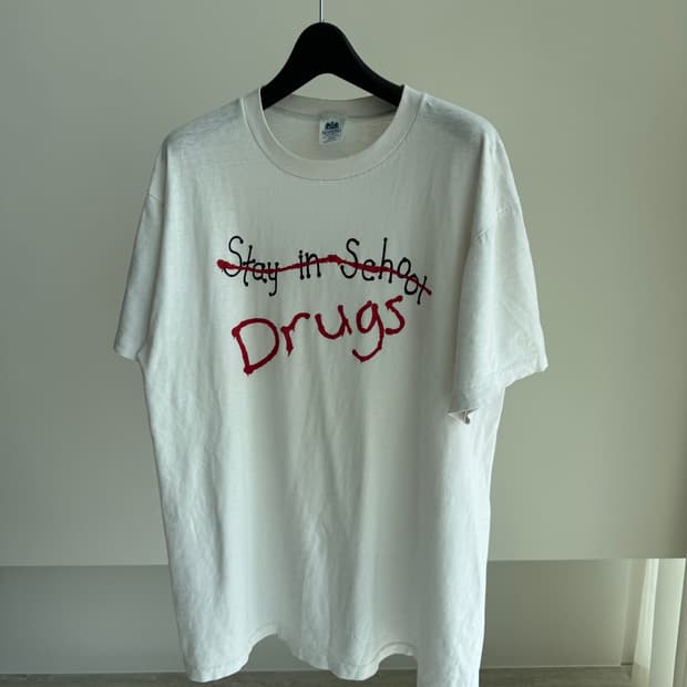 90s 빈티지 Stay in school Drugs 