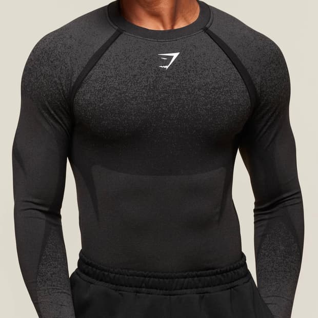 짐샤크 Shadow Seamless Long Sleeve T-Shirt