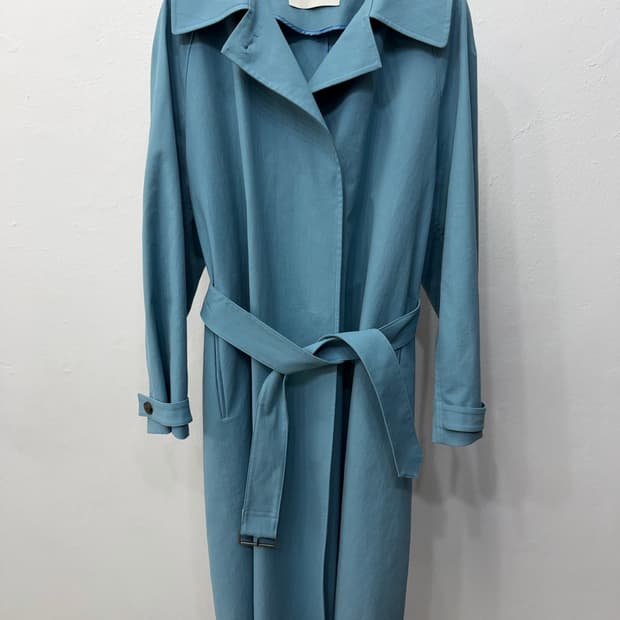 정품) LATT BY T 래트바이티 한섬 블루 트렌치 코트 82
