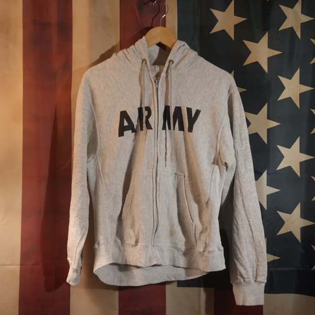US ARMY zip up (S)