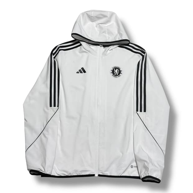 Adidas 첼시 화이트 후드 트랙탑 져지