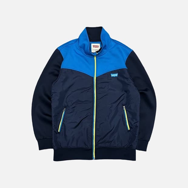 리바이스 배색 져지 트랙탑 트레이닝 자켓