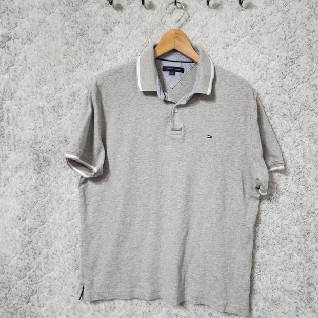 261A [L] 타미힐피거 남성 반팔 카라티