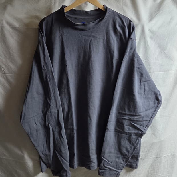 이지 갭 긴팔 롱슬리브 다크그레이 L
