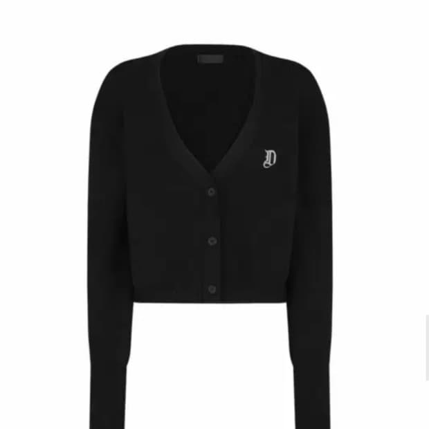 오도어 본 가디건 블랙