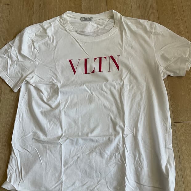 발렌티노 로고 티셔츠 XL