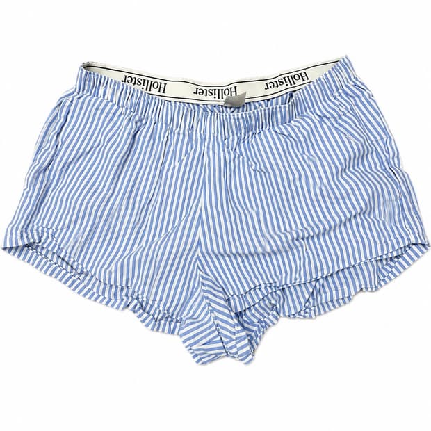 Hollister - Blue,white striped shorts