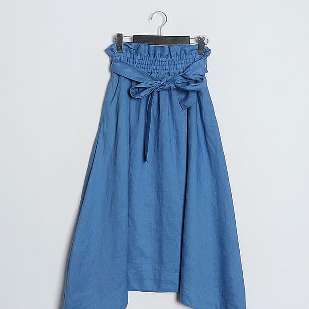 Mila Owen Linen Flared Skirt (25)