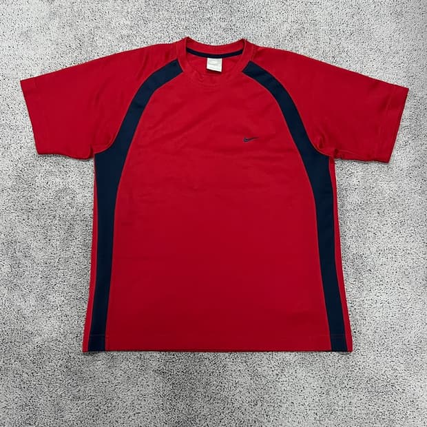 (M) 나이키 올드스쿨 매쉬 반팔 티