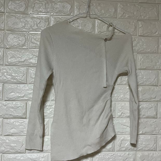 빈티지 원옾숄 셔링 티셔츠