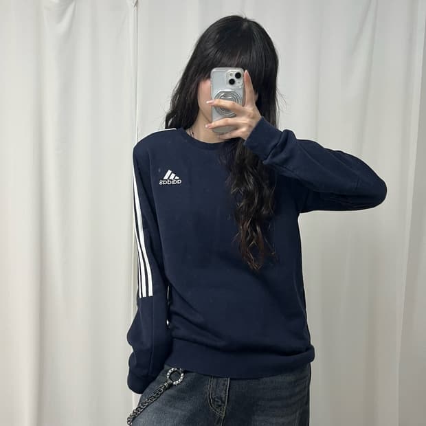 Adidas navy sweatshirt