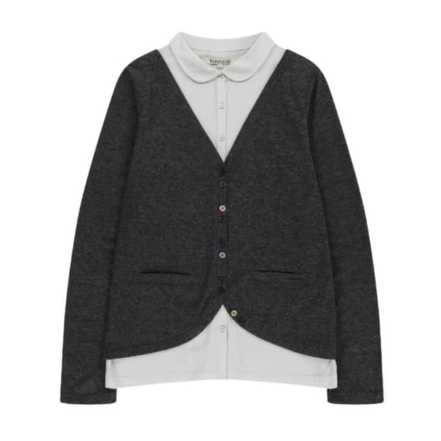 코이세이오 레이어드 셔츠 가디건 2