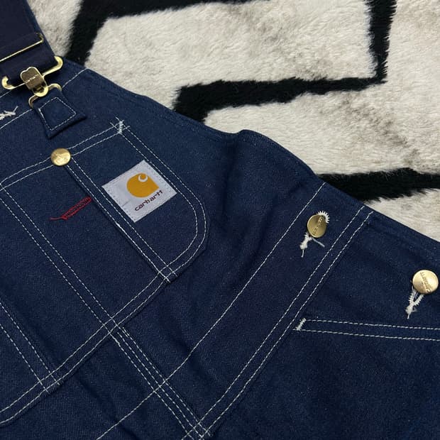 [30]칼하트 빕 카펜더 데님 오버롤