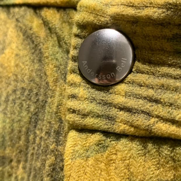 앤더슨벨 카모 코듀로이 팬츠