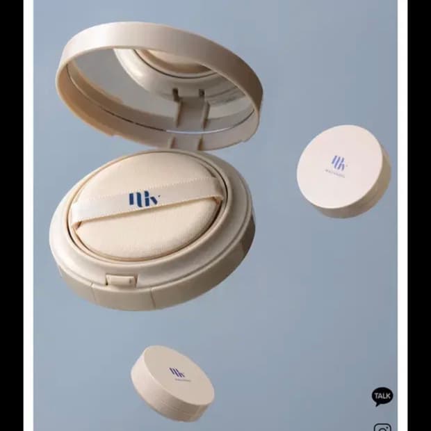 모브닝 듀이 워터 드롭 쿠션 19호 바닐라