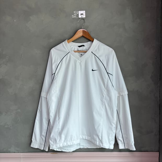 나이키 골프 스톰핏 바람막이 웜업 화이트
