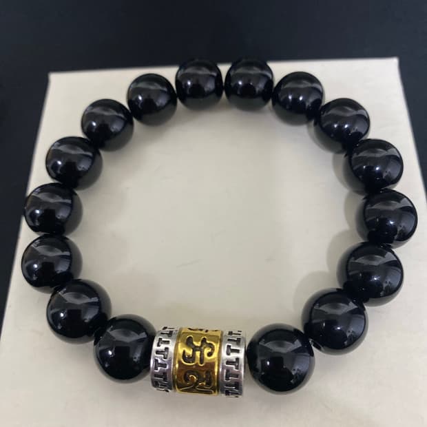 12mm 오닉스 팔찌