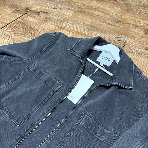 [XL] COS 코스 투웨이 데님자켓 블랙