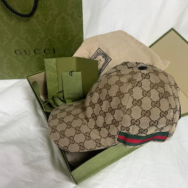 구찌 볼캡 베이지 S