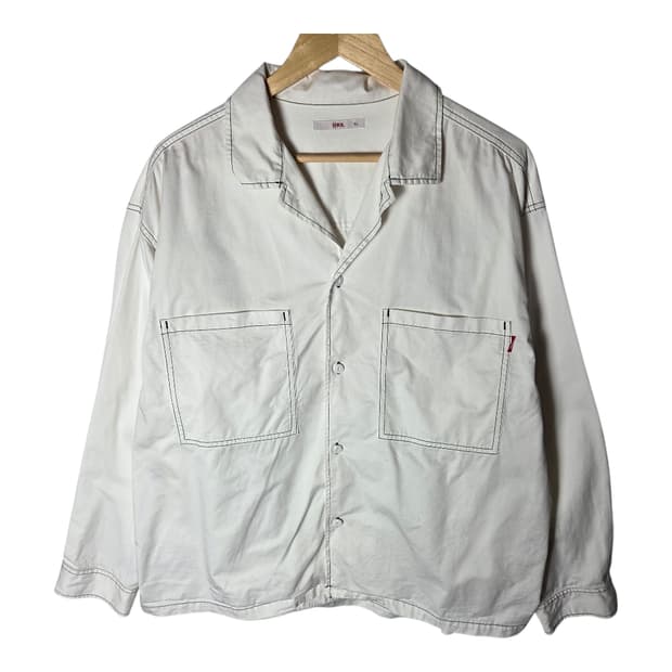 [Edwin] 에드윈 빅포켓 화이트셔츠