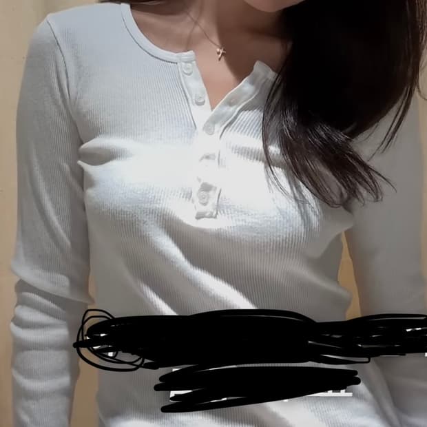 구해요) 브랜디멜빌 젤리 탑 슬리브 긴팔