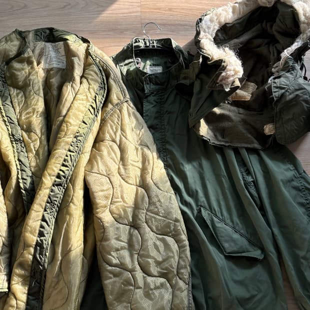 70s 오리지널 m65 피쉬테일 풀세트  XL