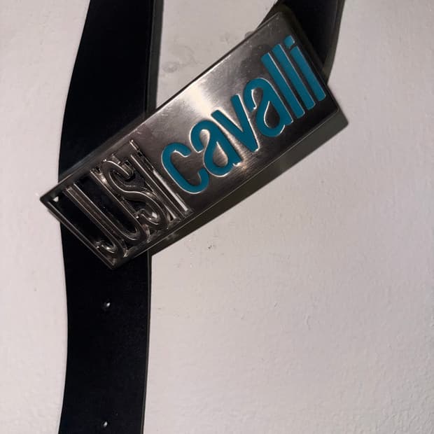 Just cavalli 로고 벨트