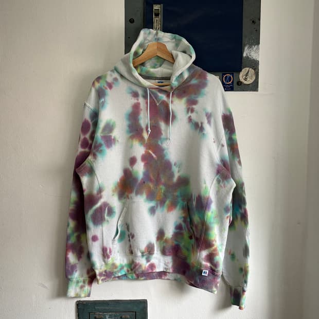 00s Russell Athletic Tie-Dye Hoodie