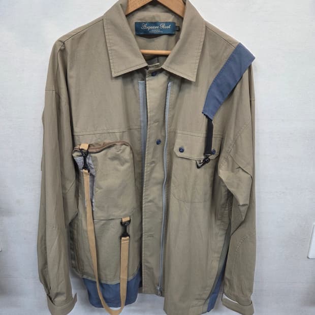 빈티지 스퀘어 루트 유틸리티 헌팅 자켓 m 오버핏 L