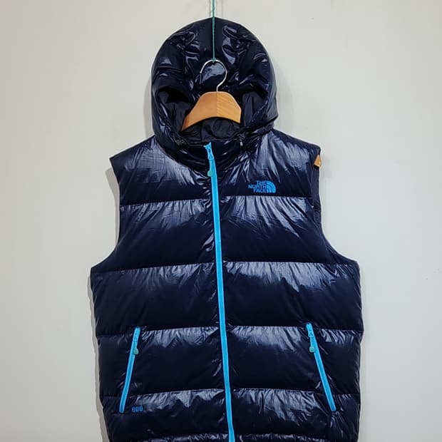 (105) 노스페이스 거위털 패딩조끼 600 구스다운 베스트 후드 