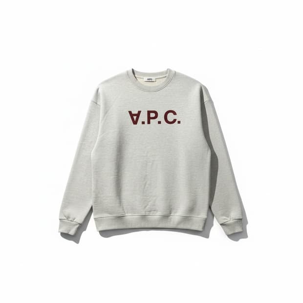 아페쎄 로고 맨투맨 L