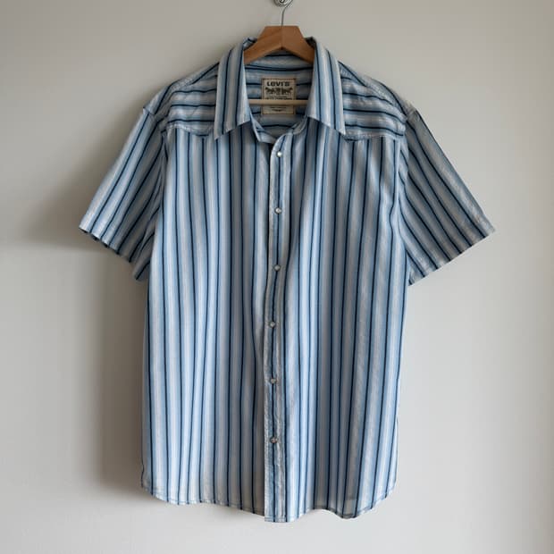 올드 리바이스(Levi's) 반팔 웨스턴 셔츠