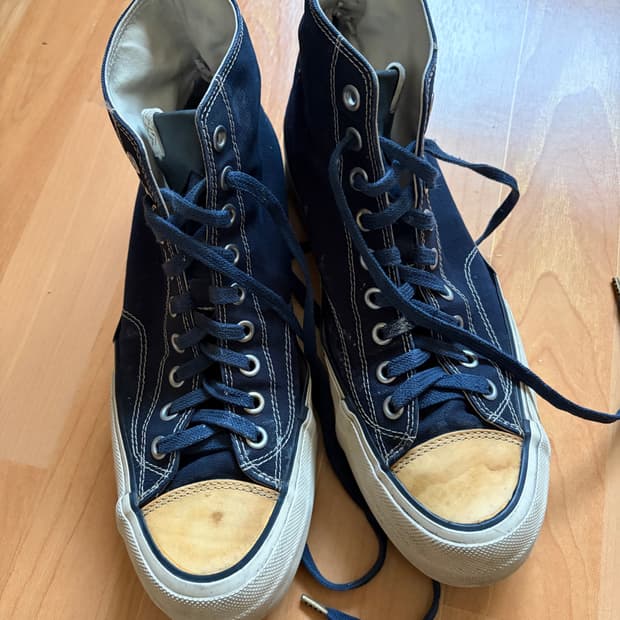 [9] 비즈빔 visvim 스캐그웨이 하이 네이비